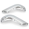 Kojem Rear Bumper End Cap W/Sensor Hole Pair Chrome Compatible