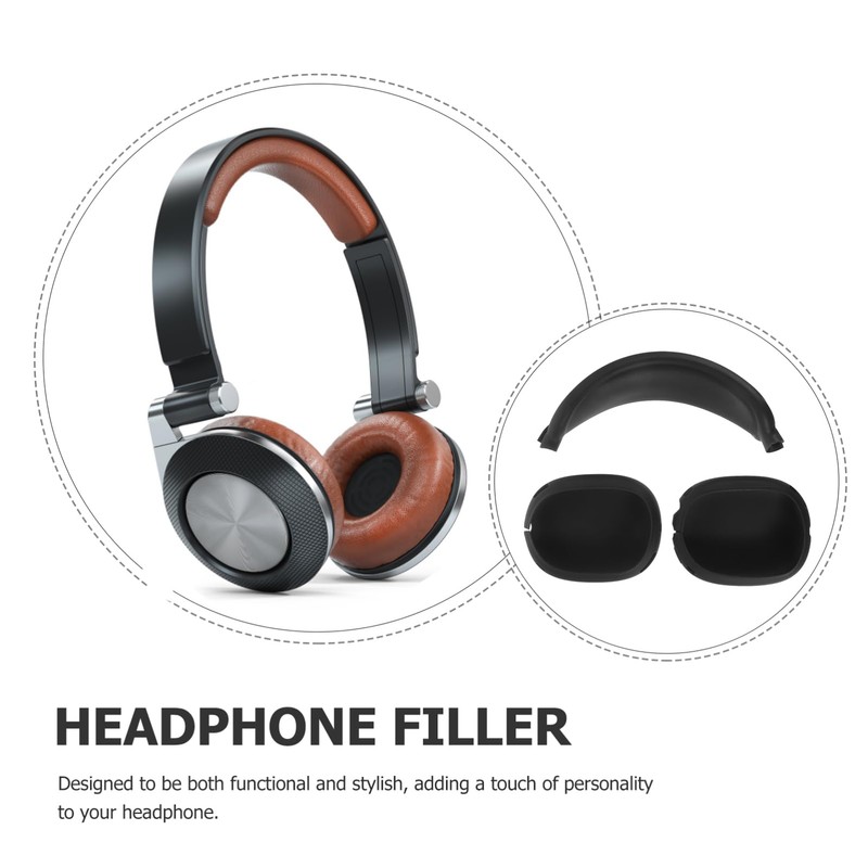 KOMBIUDA 1 Set TPU Headphone Cushion Headband Cover for Scratch