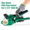 XUNTUI PVC Pipe Cutter for Sch 40 PVC Pipe with