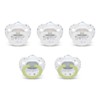 NUK - Chupetes de ortodoncia cómodos, colección atemporal, 0-6 meses,