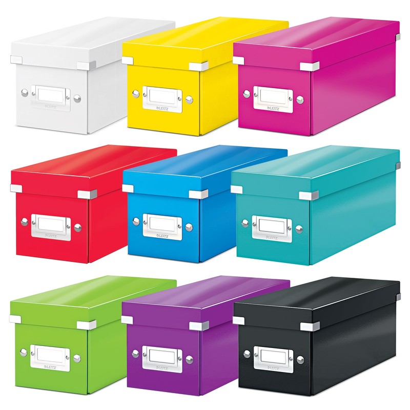 Leitz Click & Store Slim Storage Box, CD Storage, Ideal