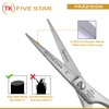 TK Five Star Professional 5 Inch Small Sharp Beard Scissors