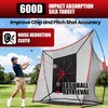 FRANKTECH Golf Net, 10x7ft Heavy Duty Practice Hitting Net for