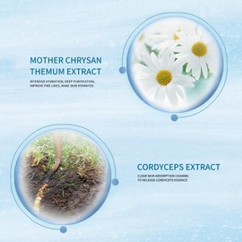 BLUE LOVE Cordyceps Icy Skin Facial Water for Men & Woman, Moisturizing Skincare with Antioxidants, Refreshing Hydrating Formula for All Skin Types