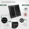 Vent Systems 4" x 4" Inch (Opening Dimensions) Black -