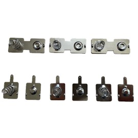 Plantmate D Cell Battery IEC R20 Leaf Spring Contact Metal Plate 3-Set Pack