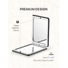 OMIRO 1X/3X Magnifying Mirror, Unique Painting Compact Mirror with Classical