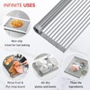MERRYBOX Roll Up Dish Drying Rack, Over The Sink Dish