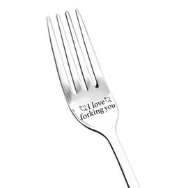 I Love Forking You Fork for Boyfriend Anniversary Birthday Gifts for Girlfriend Wife Gifts from Husband Gifts for Men Colleague Bestie Graduation Gifts for Best Friend Friendship Gifts for Women Girls