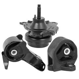 Engine Motor & Transmission Mount Kit 3pcs Compatible with Fits 2003-2005 Honda Civic 1.3L Hybrid Replace A4503 A6588 50805-S5B-305