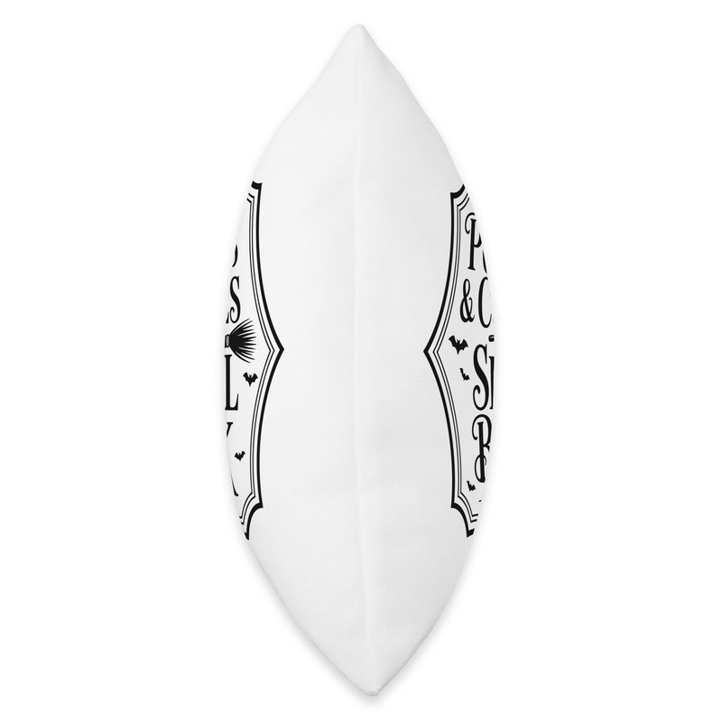 Potions and Curses Spell Book 1692 Magic Throw Pillow