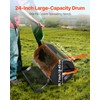 VEVOR Compost Spreader, 24 in Wide Peat Moss Spreader with
