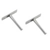 Gad2go 4 Pieces Floating Shelf Brackets 75mm Heavy Duty Invisible