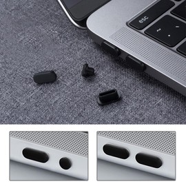 Be In Your Mind 5 Pack Dust Plug Kit Compatible with MacBook Air 13" A2179 / Pro 13" A2289 / Pro 15" with Touch Bar and Touch ID A1990 / Pro 16" A2141
