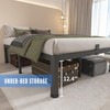 MAF 14 Inch Full Size Metal Platform Bed Frame with
