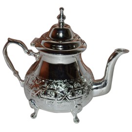 Handmade Moroccan Serving Tea Pot Kettle Hand carved Stovetop Safe