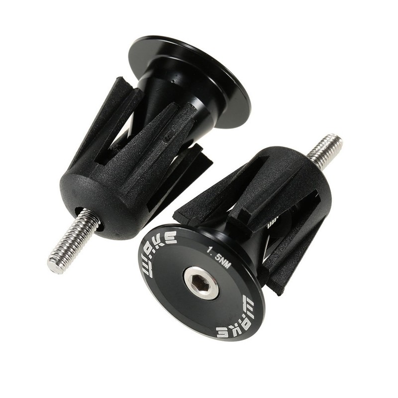 Wake Bar End Plugs Black Handlebar End Caps Bike Handlebar