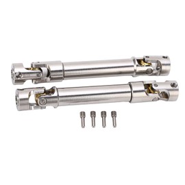 RC Drive Shaft, 2Pcs Stainless Steel M4 RC Drive Shaft Set for 1/10 RC Crawler for Traxxas for Axial SCX10 II (91mm)