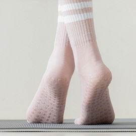 Yoga Socks 6 Pairs Set Anti-Slip High-Quality Non-Slip Pilates Toe Socks for Women Toe Socks Black 6 Pairs