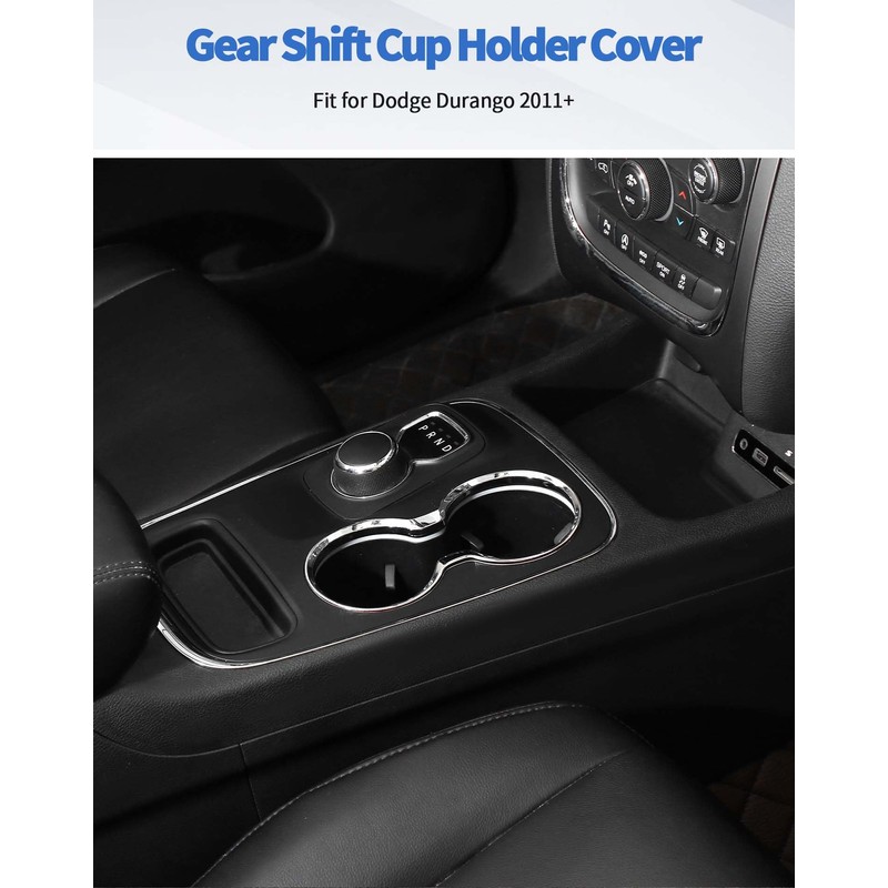 Gear Shift Cup Holder Cover Trim Bezel Fit for Dodge