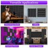 TroyStudio Thick Acoustic Foam Panels, 12 X 12 X 2