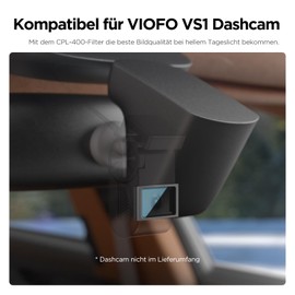 VIOFO CPL Circular Polarising Filter Only for VS1 Car Camera Dashcam Lenses, Reduce Reflection