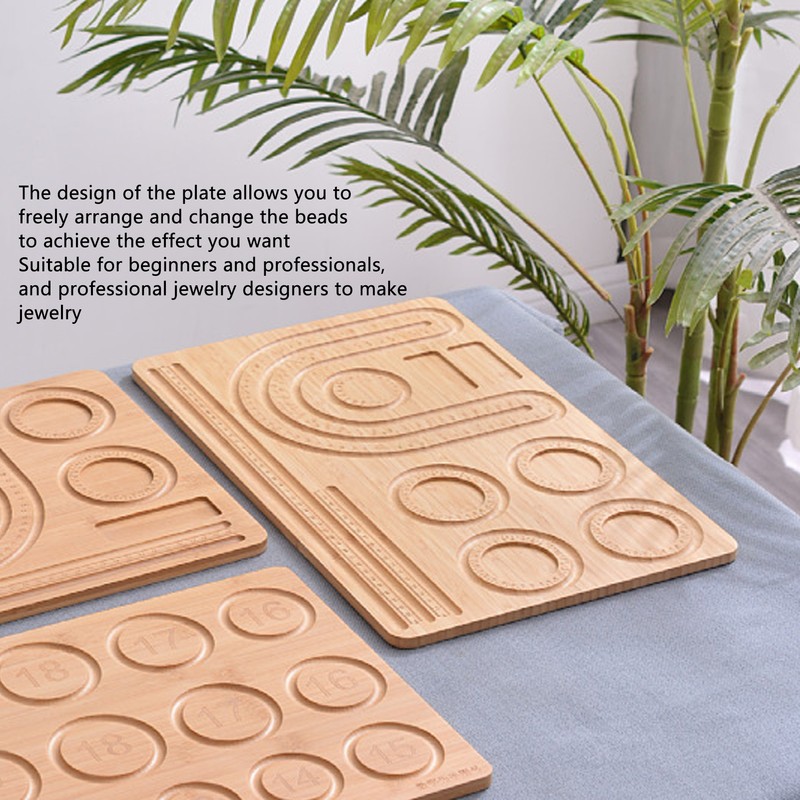 Bamboo Combo Beading Board DIY Accurate Size Free Arrangement Bracelet