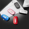 K LAKEY Key Fob Cover,Compatible with Jeep with Alloy Keychain,