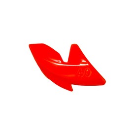 Duel A1739-OG Squid Fishing Lure, Egging, Patapata Sinker 1.2 oz (35 g), Orange Tip Run