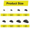 Pack of 80 Disc Spring Wedges Assortment 3-4-5-6 mm Disc