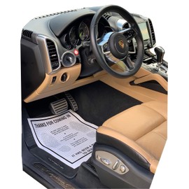 AutoMat Heavy Duty Premium Reinforced Plastic Coated Disposable Paper Automotive Floor Mat (Case of 250)