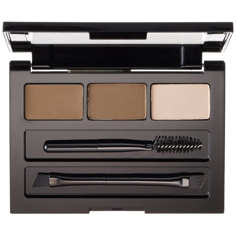 Maybelline New York Brow Drama Pro Eyebrow Palette, Soft Brown,
