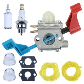 Mtanlo For Poulan FL1500 FL1500LE For Weed Eater Featherlite Blower, Carburetor Kit, For Zama C1U-W12B, C1U-W12A