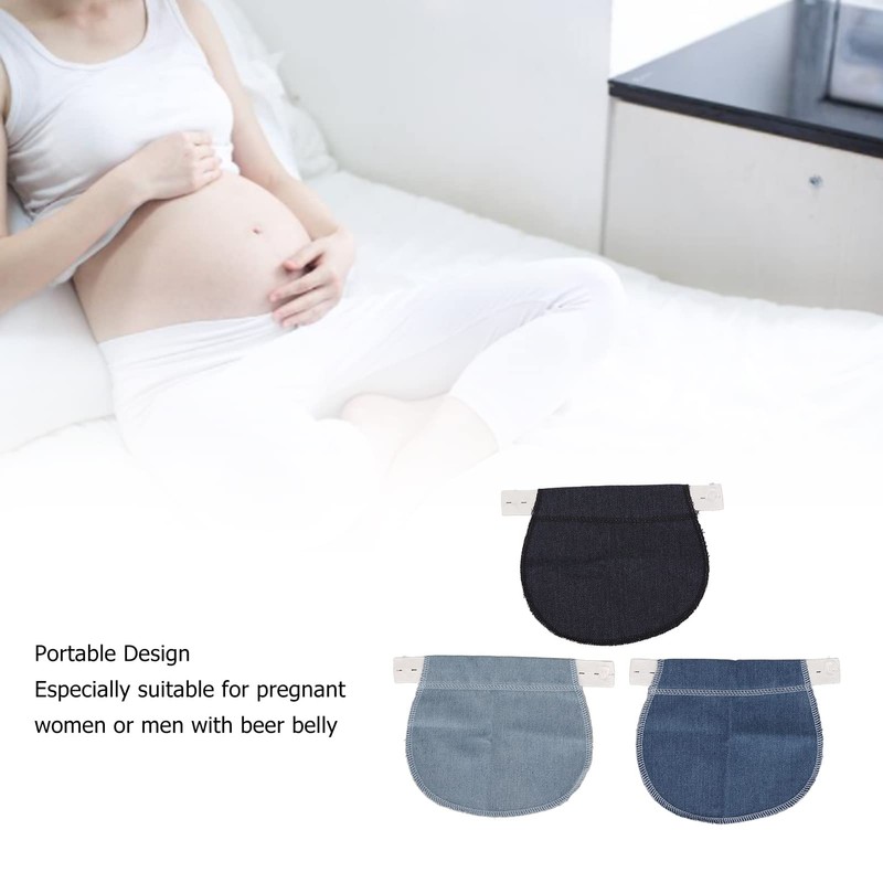 Extensor de Pantalones de Maternidad Ajustable, Extensor de Cintura Ajustable,