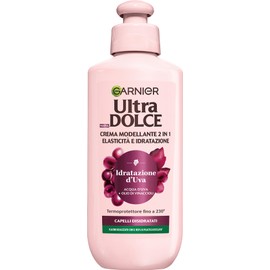 Garnier Ultra Dolce, Idratazione d'Uva, Crema Modellante 2 in 1 Elasticità e Idratazione, 200mlUltra Dolce Crema Modellante 2 in 1 Elasticità