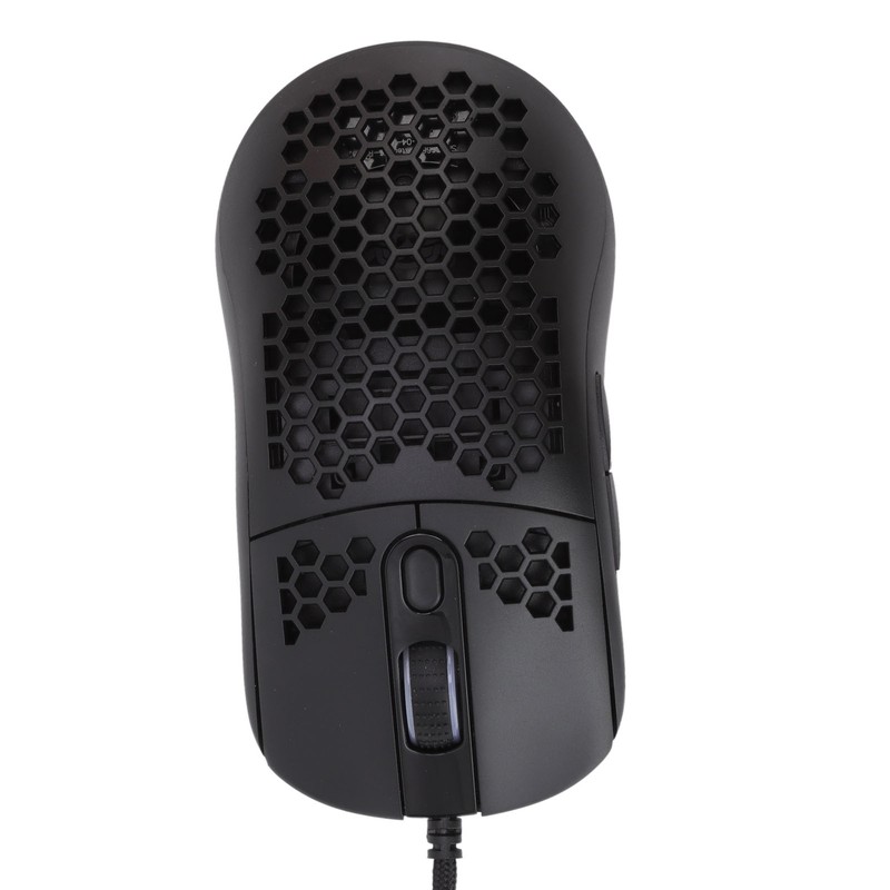 RGB Mouse Cellular Hollow Design Lightweight Wired Backlight 12000DPI 6