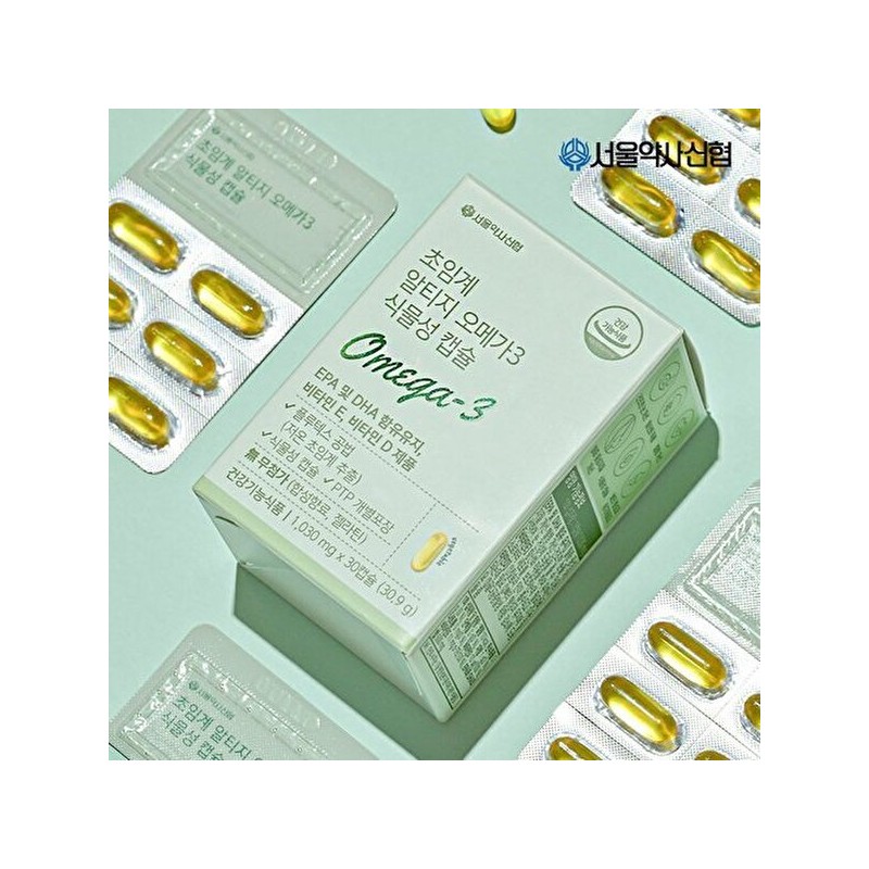 Seoul Pharmacist Credit Union Supercritical Altige Omega-3 Vegetable Capsule 1