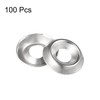 sourcing map Countersunk Pan Washers #12 304 Stainless Steel for