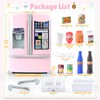Refrigerator Toy Fridge with Ice Dispenser, Kids Pretend Play Kitchen