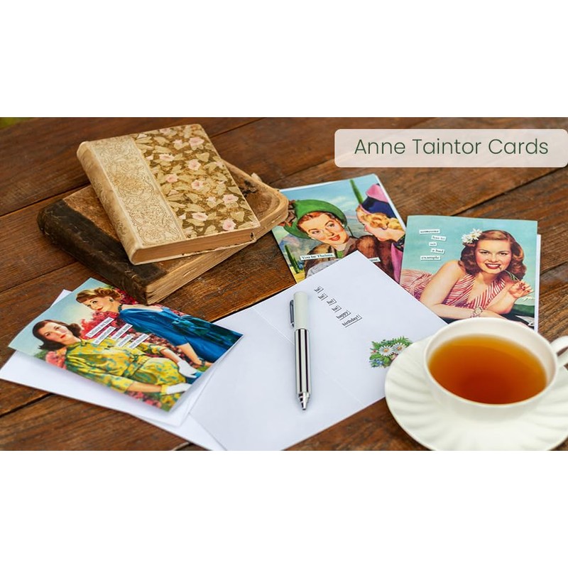 Boston International Anne Taintor 20-Count Disposable 3-Ply Retro Cocktail Paper