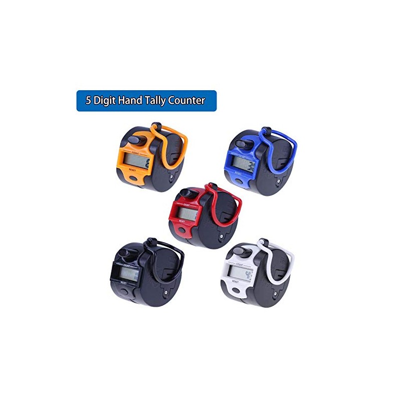 TopHomer Electronic Tally Counters, Manual Digital Counter with Finger Ring,