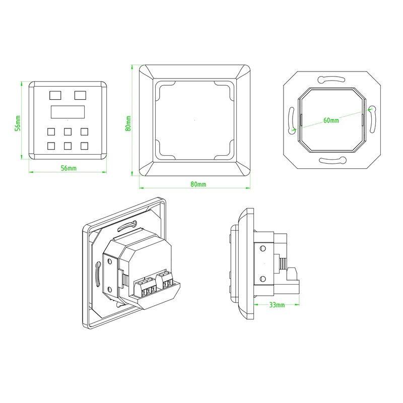 Wehr Roller Shutter Control Timer with Easy Operation