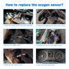 2 PCS 234-4528 & 234-4529 Oxygen O2 Sensor Upstream &