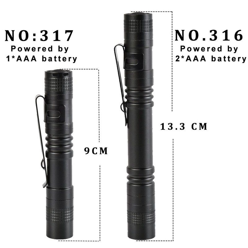 Pocketman 900LM Ultra Slim Portable XPE-R3 Mini LED Flashlight Belt