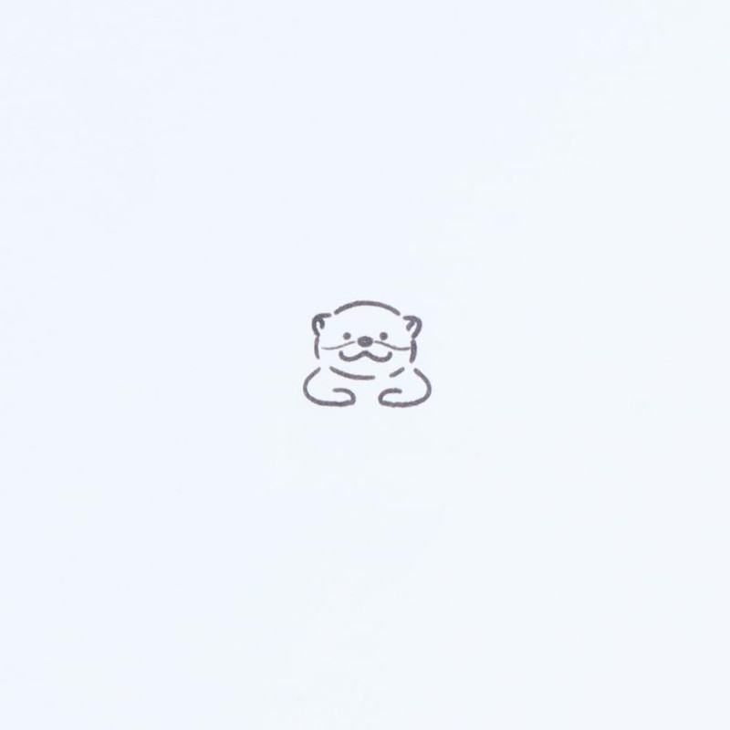 Sun-Star Stationery Stamp Oil-Based Imprint otter S3222926