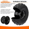 RZEOZU 6" Front Mini Bike Wheel Rims Kit for Mega