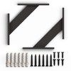 FSHR Design Angle Shelf Bracket/Wall Bracket Aluminium Matt Black