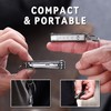 OUTU Keychain Nail Clipper Multitool, 6 in 1 EDC Utility