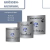 Robust doorbell made of stainless steel with desired text and