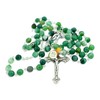 Beautiful Catholic Rosary with Glass Beads (Green)